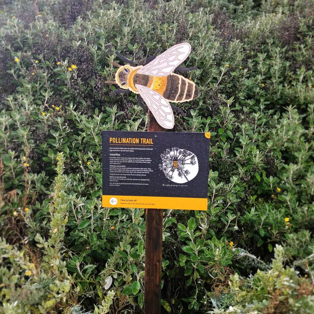 Eden Project pollination trail signage