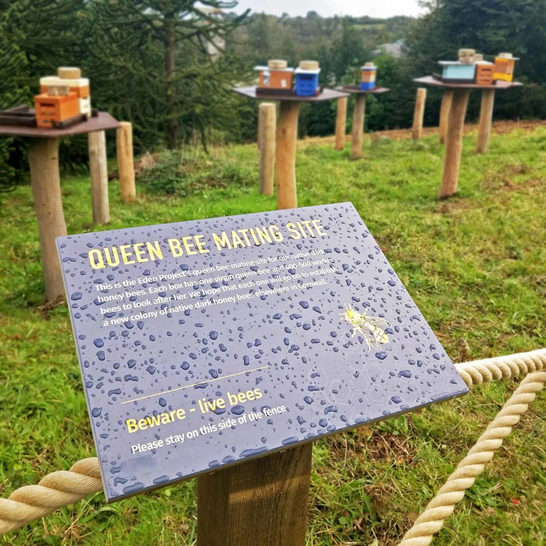 Eden Project pollination trail signage