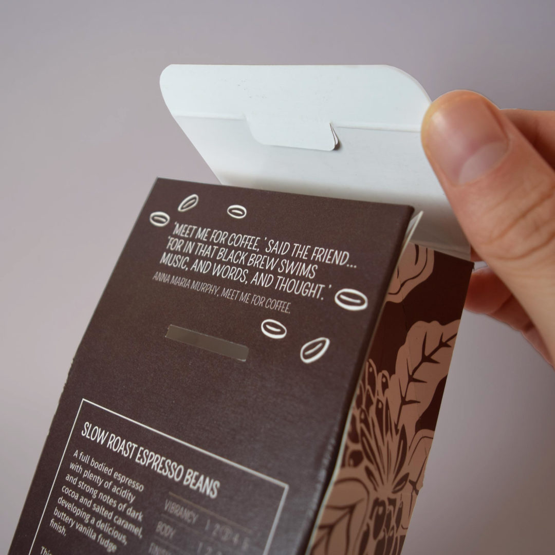 Eden Project coffee packaging