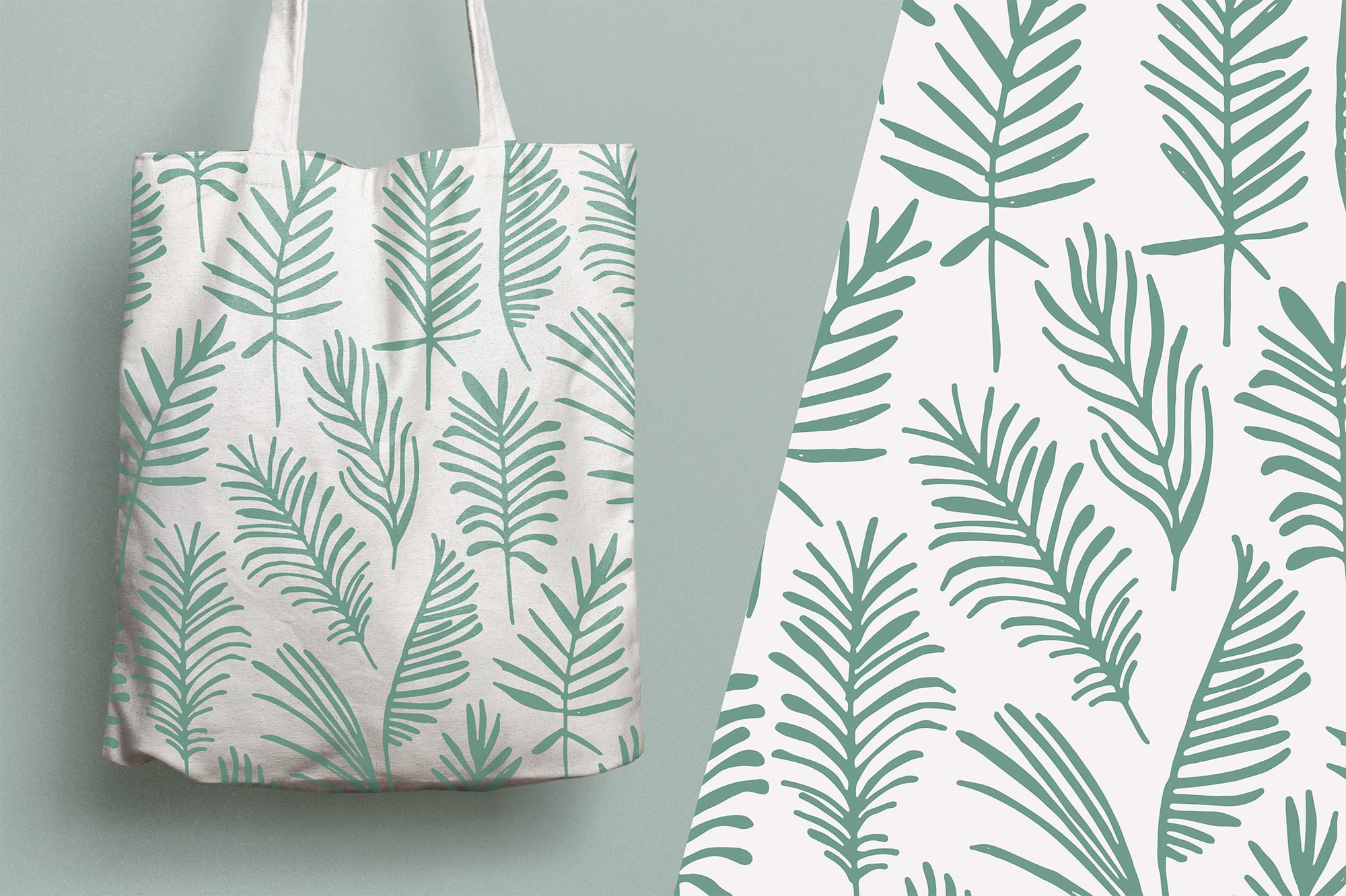 Eden Project leaf cotton bag