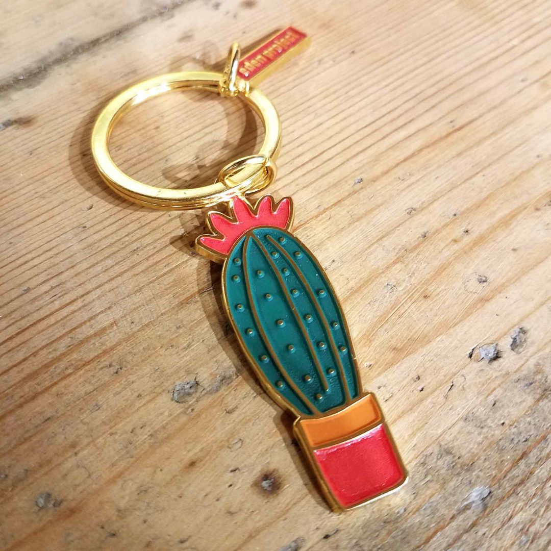 Eden Project cactus keyrings