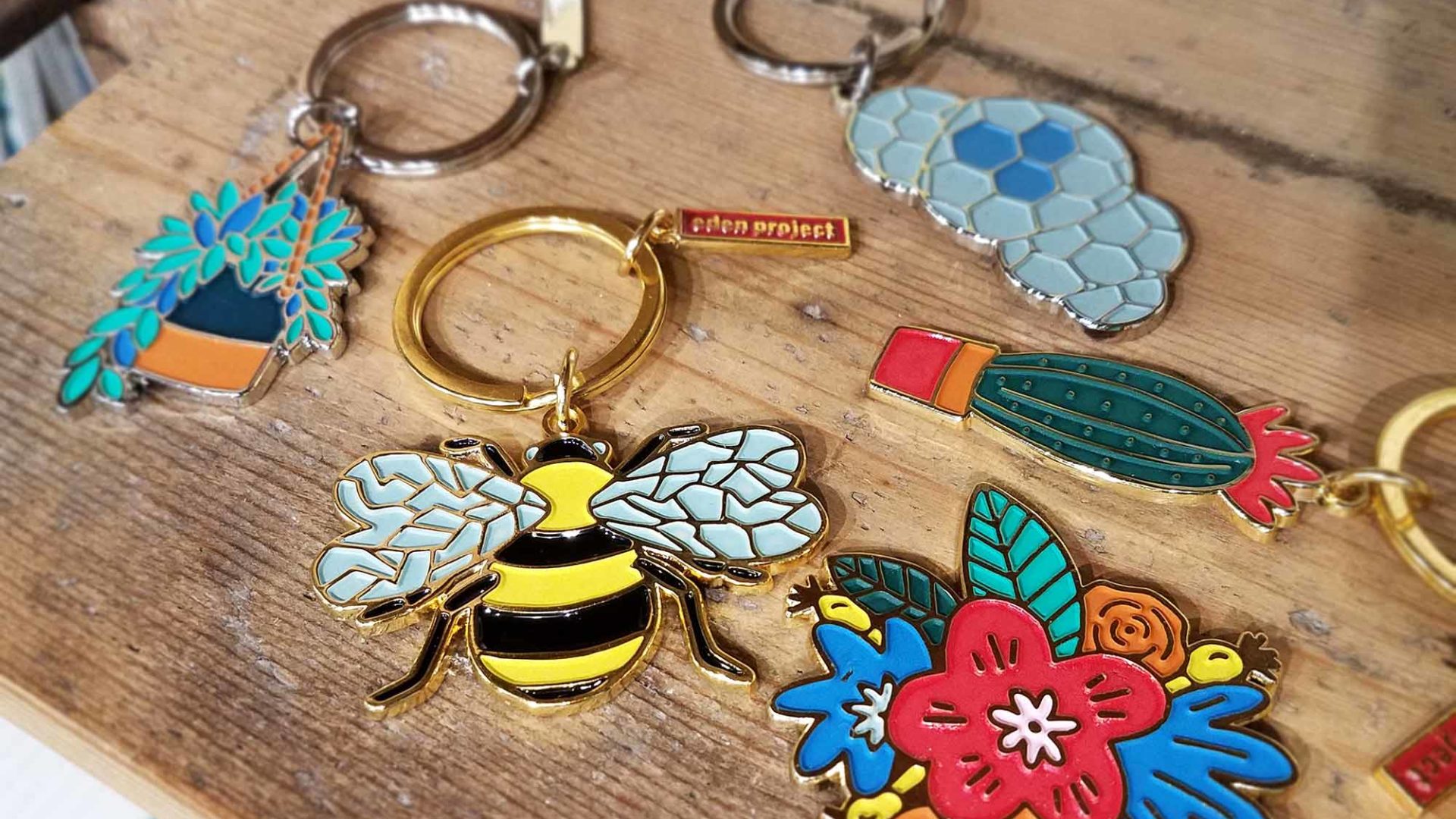 Eden Project keyrings