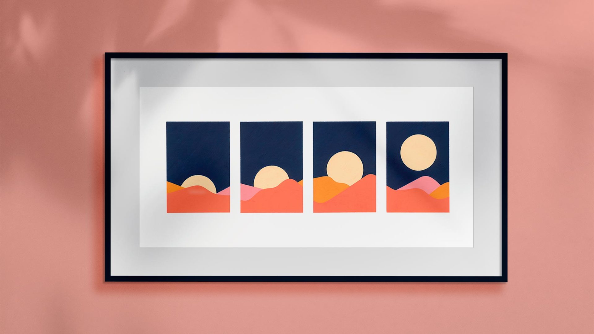 Moon art prints