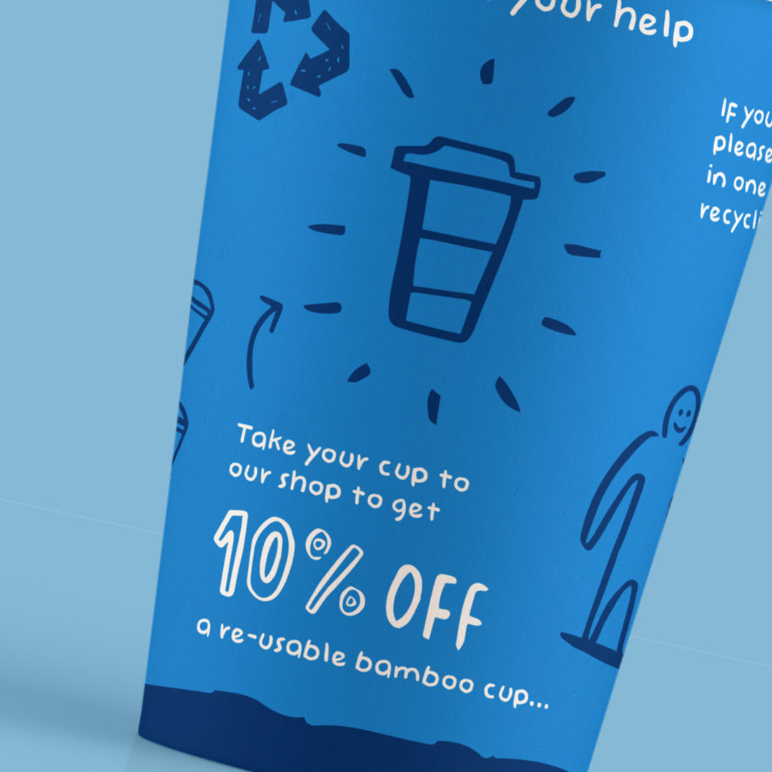 Recyclable coffee cup