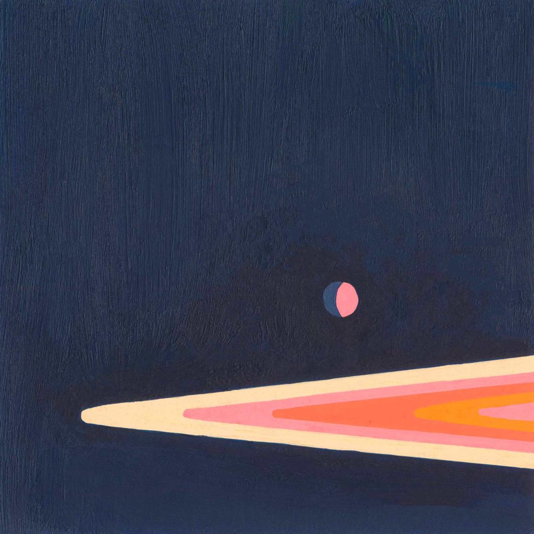 Saturn abstract art print