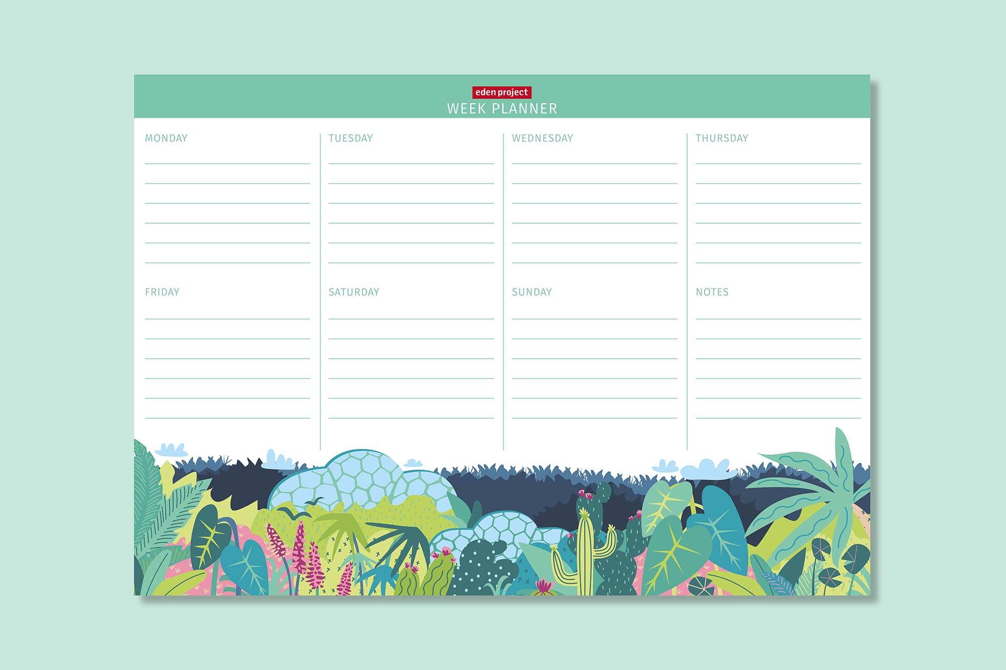 Eden Project stationery