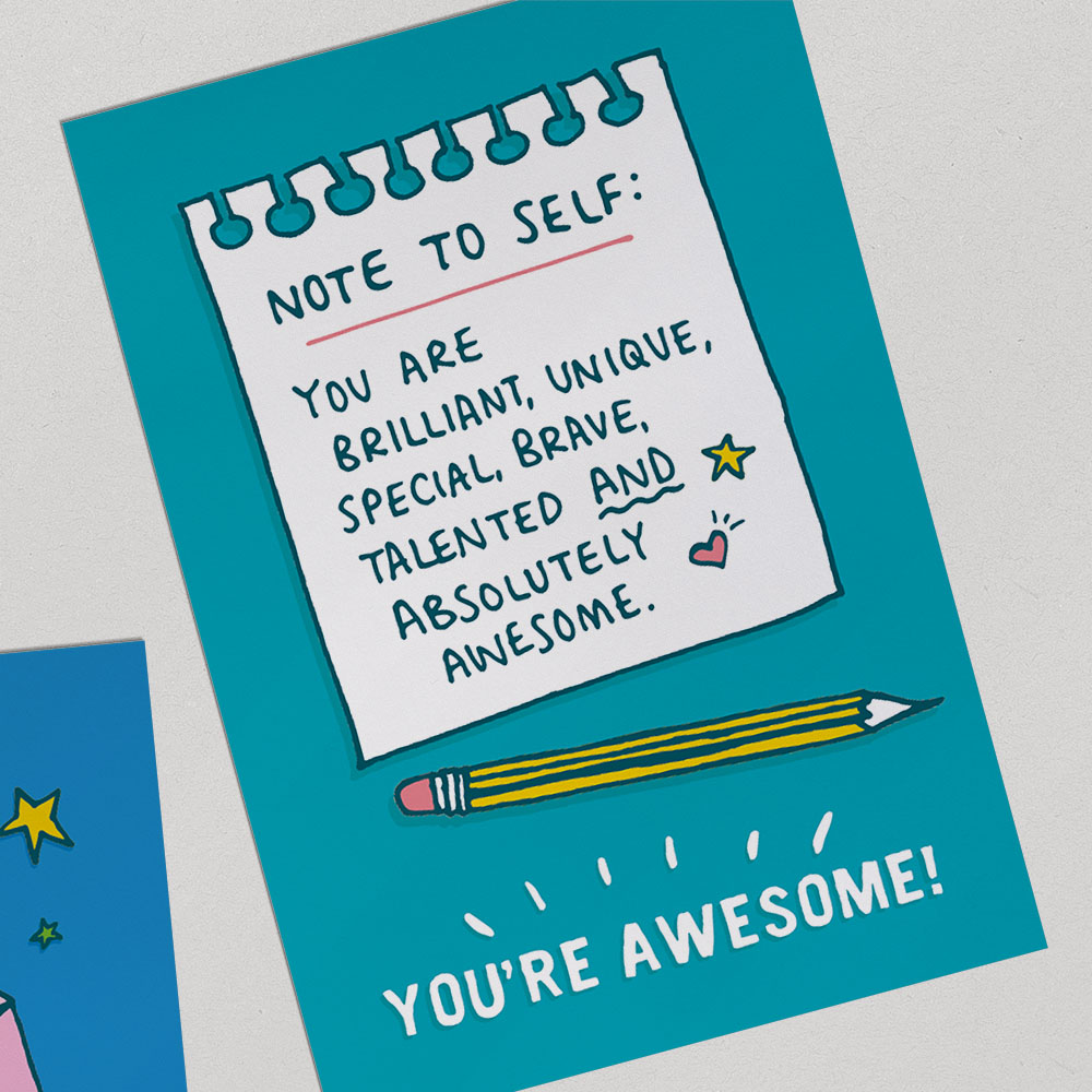 Community postcards 'You're awesome!'
